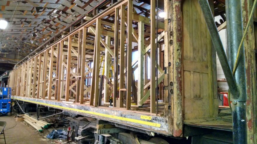 Rail Car #118 Framing