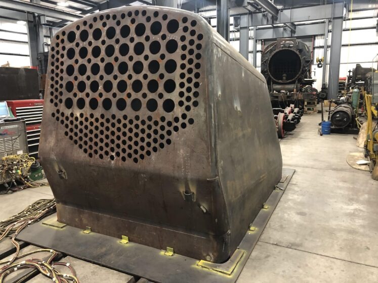 The firebox completely assembled.
